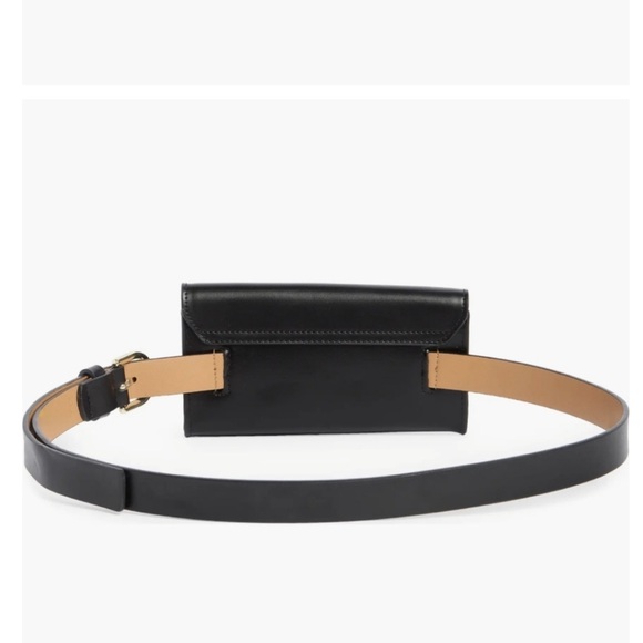 New Kate Spade Black Bow Belt Bag - Picture 3 of 11